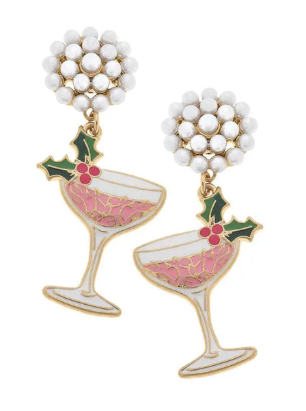 Merry Martini Earring