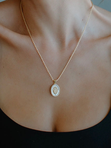 Joy Dravecky Holy Mother Mary Necklace