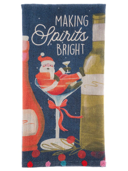 Making Spirits Bright Tea Towel