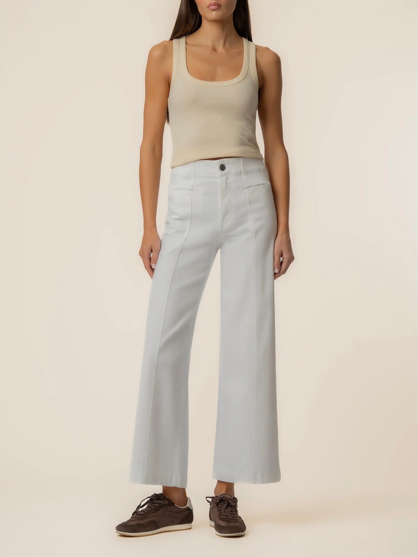 {Kut Jeans} Meg High Wide Leg with Welt Pockets