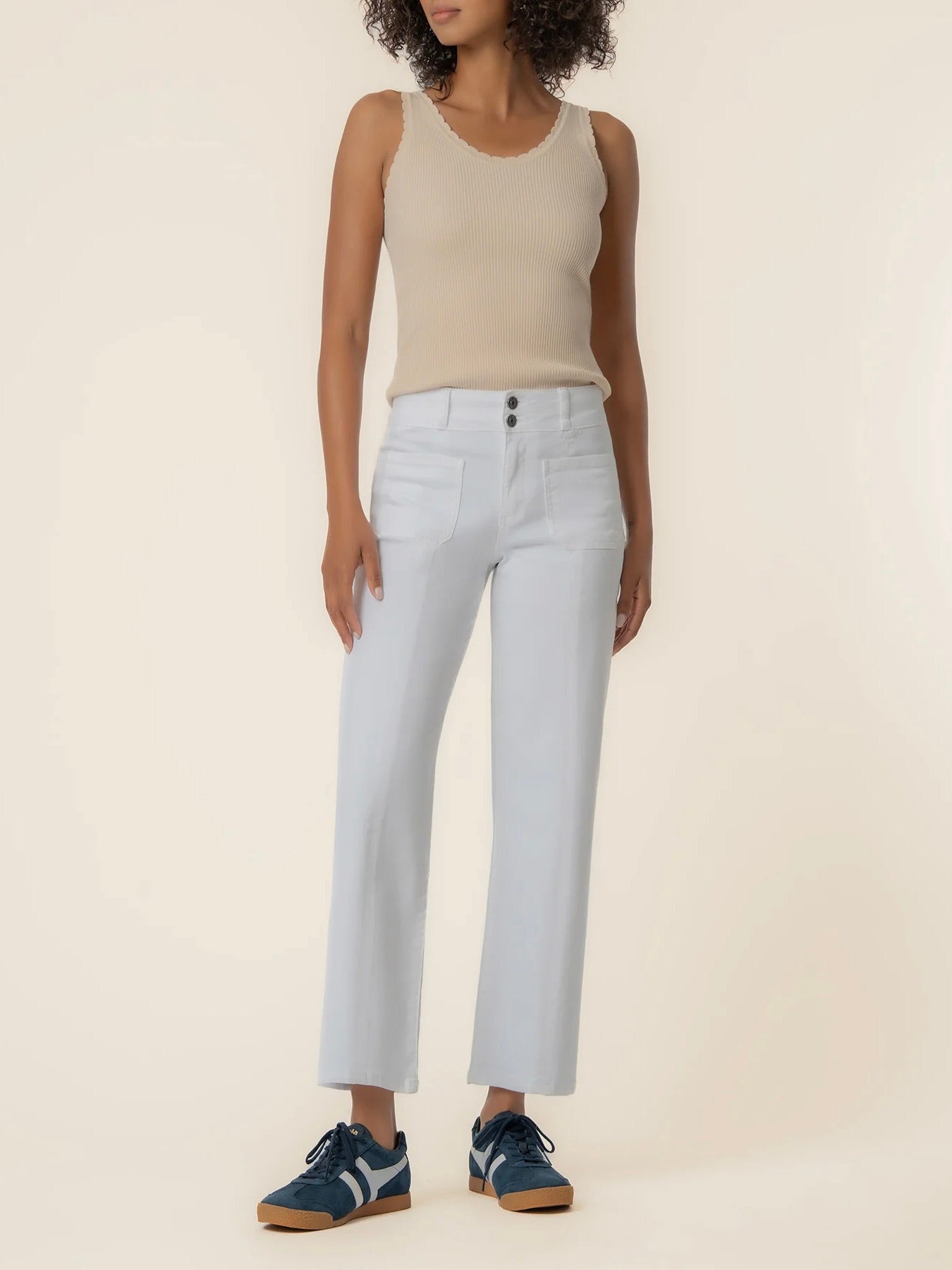 Kut Jeans : Charlotte High Rise Straight Leg Front Patch Pocket