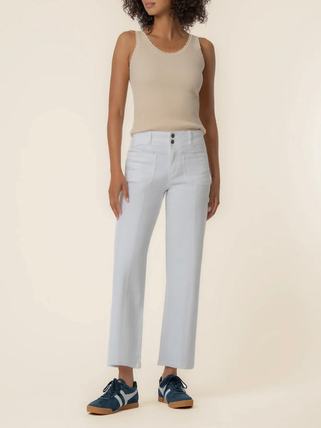 Kut Jeans : Charlotte High Rise Straight Leg Front Patch Pocket