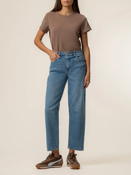 Kut Jeans Ashton High Rise Relaxed Leg with Frontside Panel