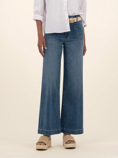 {Kut Jeans} Meg High Rise Wide Leg