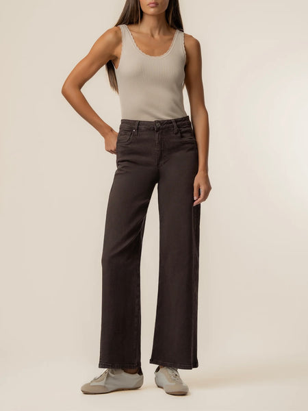 Kut Jeans Meg High Rise Wide Leg Side Panel