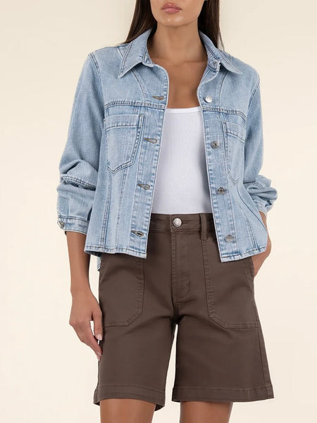 {Kut from the Kloth} Bailey Button Front Jacket