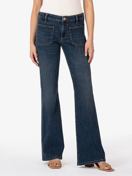 Kut Jeans : Ana Flare with Patch Pockets