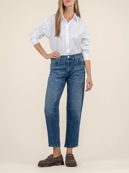 Kut Jeans : Ashley High Rise Slouchy Barrel Straight Leg