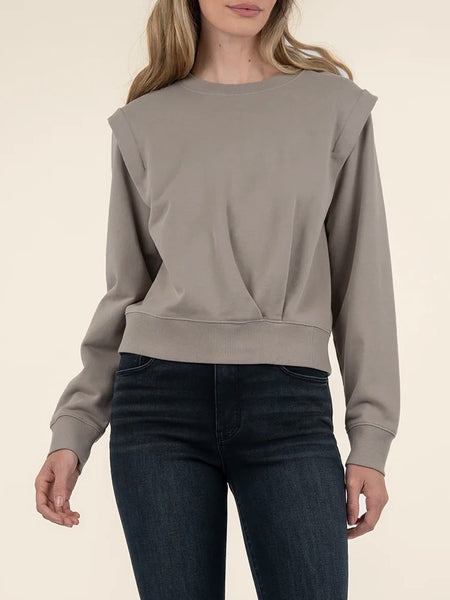 {Kut Jeans} Felicity Pleated Pullover Sweatshirt