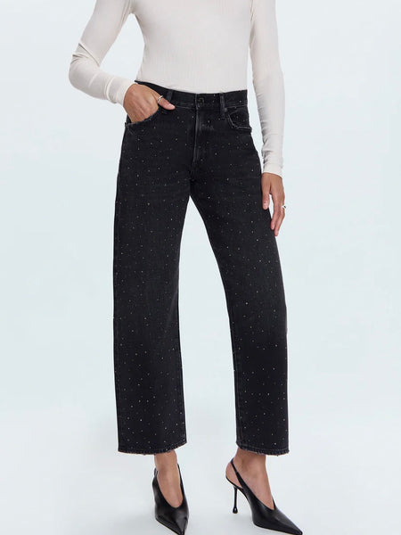 Pistola : Lexi Mid Rise Bowed Straight