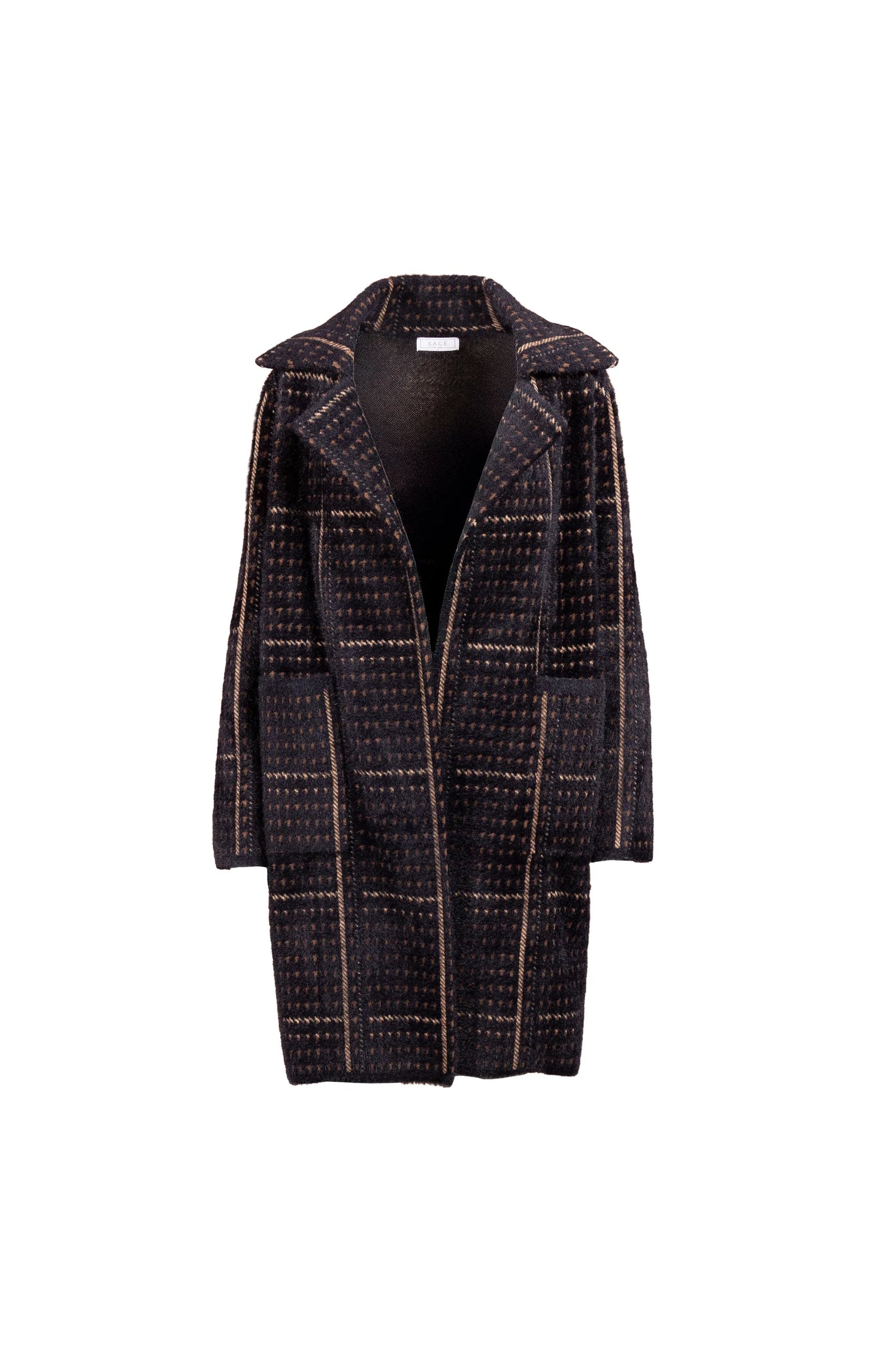 Marceau Houndstooth Coat