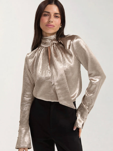 Liverpool Long Sleeve Woven Blouse