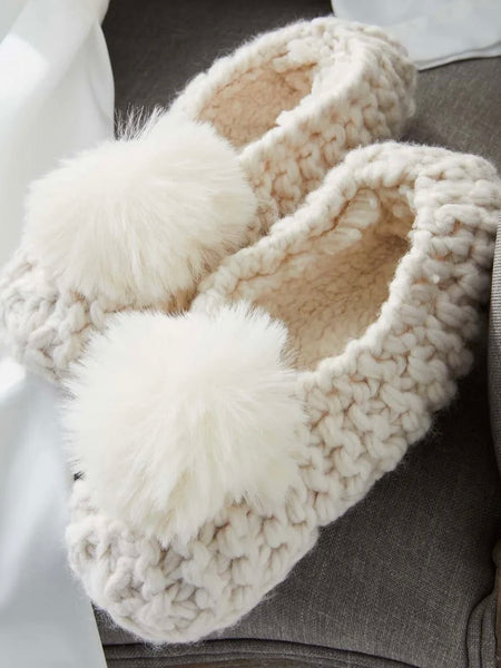 Pom Ballerina Slippers