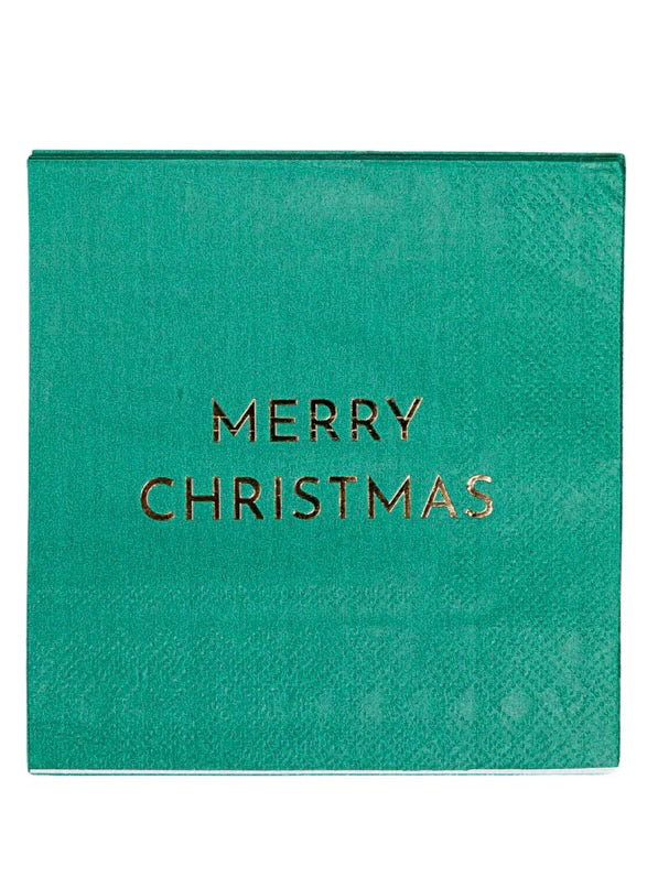 Bonjour Fete Holiday Cocktail Napkins