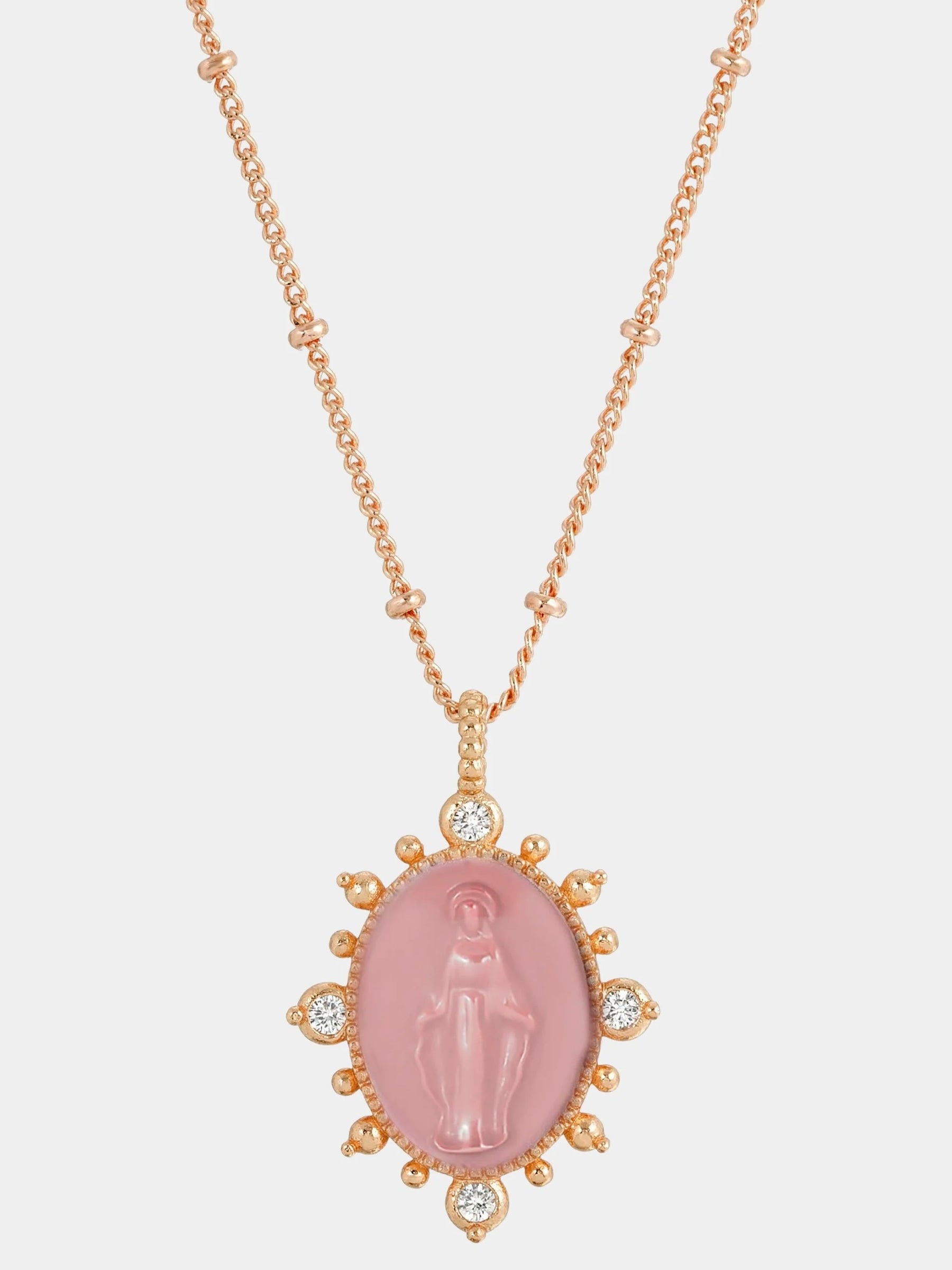 Joy Dravecky Lady Lourdes Pendant Necklace