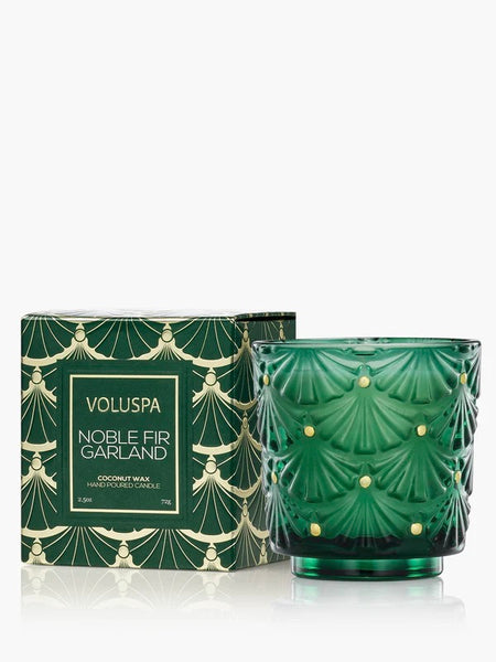 Voluspa : Holiday Boxed Petite Pedestal Candle