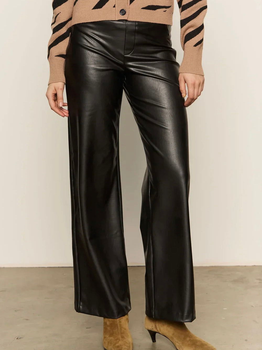 {Sanctuary} Runway Leather Trouser