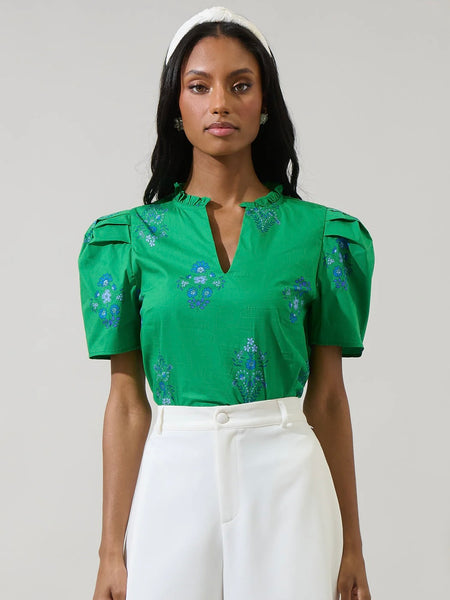 Andrea Puff Sleeve Top