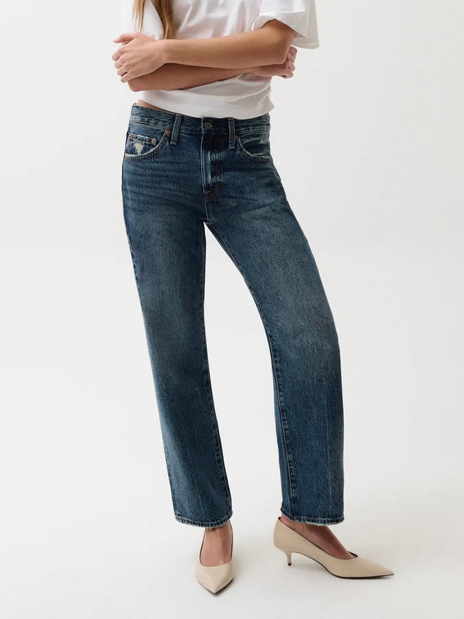 Pistola Lexi Mid Rise Bowed Straight