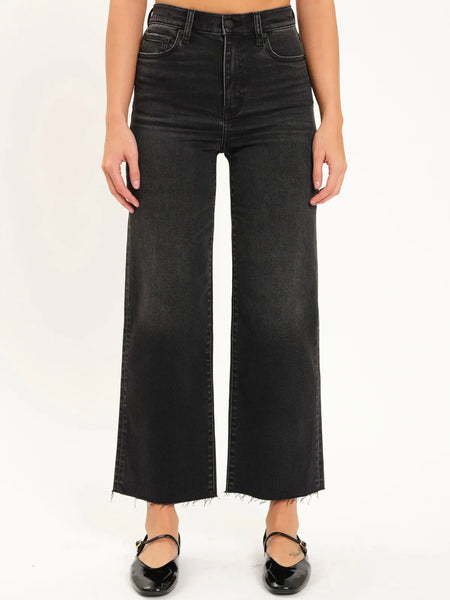 Daze Denim : Pleaser Wide Ankle Jean - Twilight