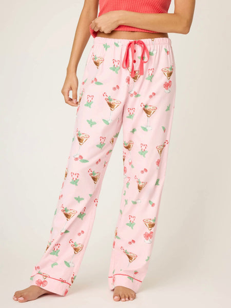 Holiday Drinks Flannel Pants