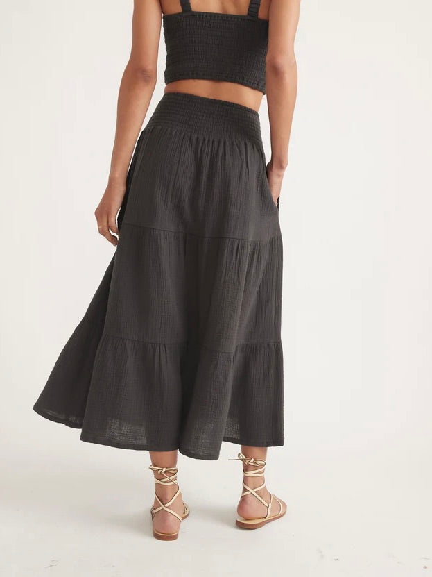 {Marine Layer} Corinne Midi Skirt