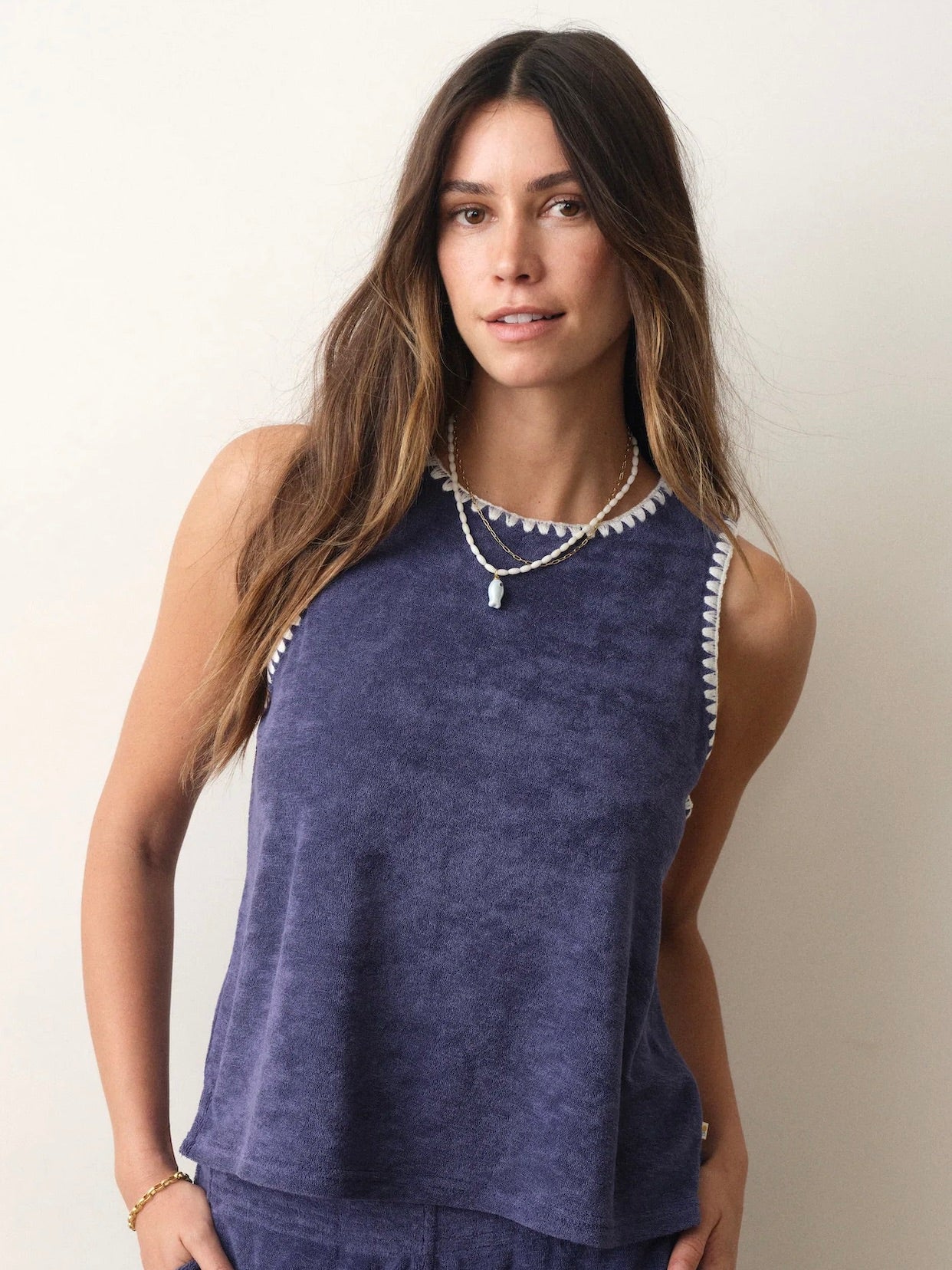 Marine Layer Flip Terry Shell Tank
