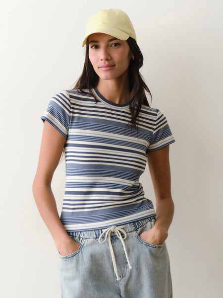 {Marine Layer} Lexi Rib Sun In Crew Tee