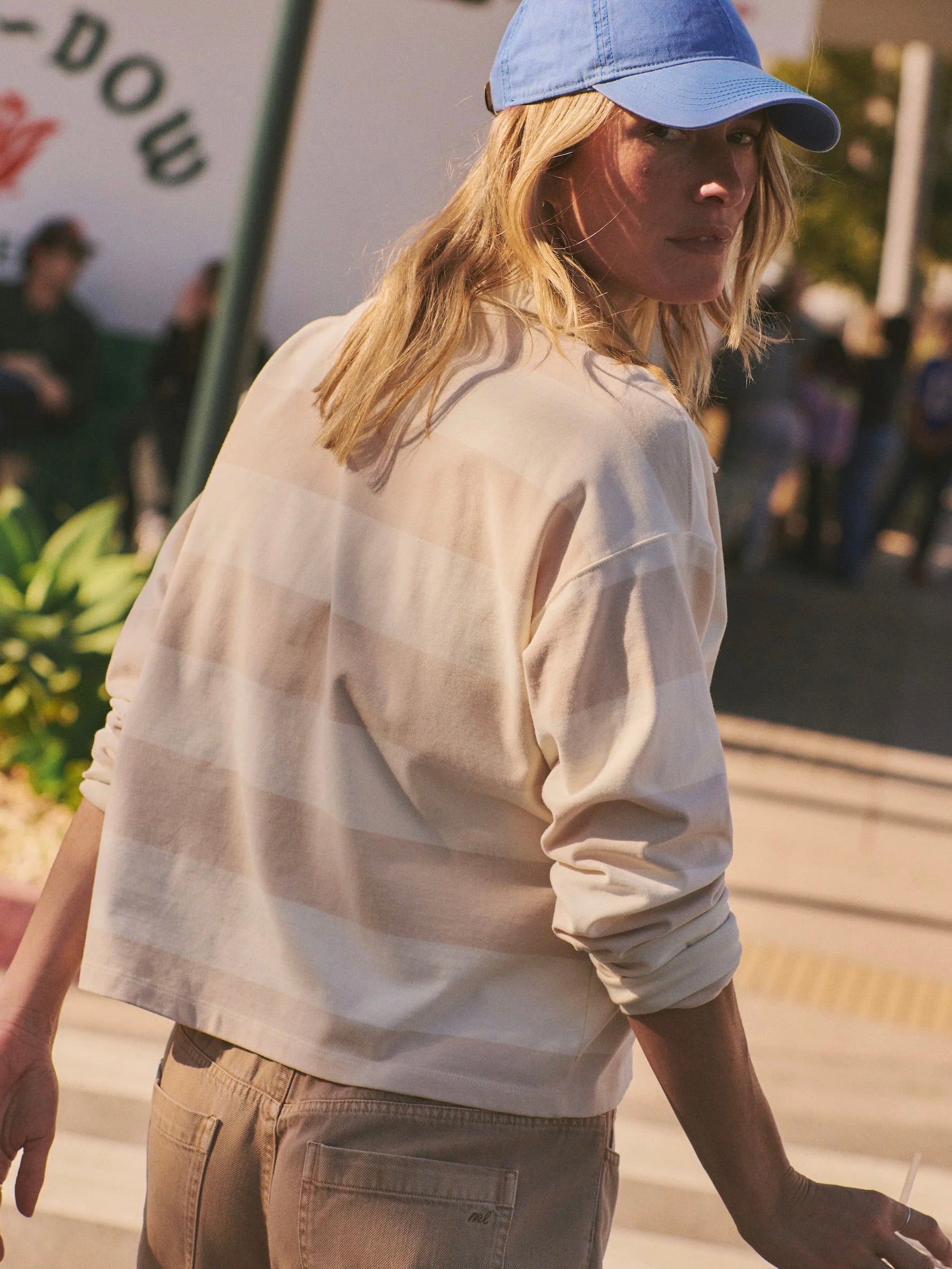 {Marine Layer} Luxe Sueded Polo Tee