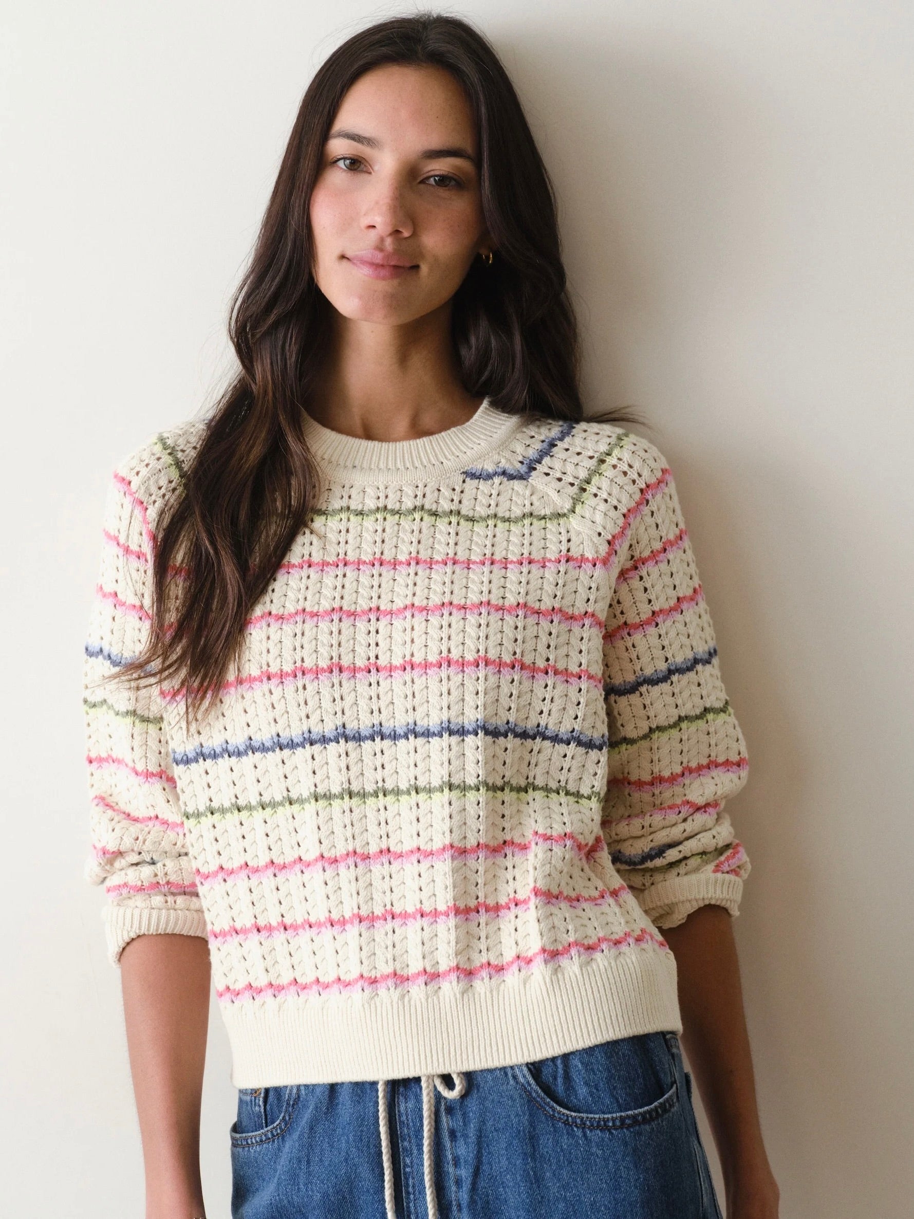 {Marine Layer} Mina Pointelle Sweater