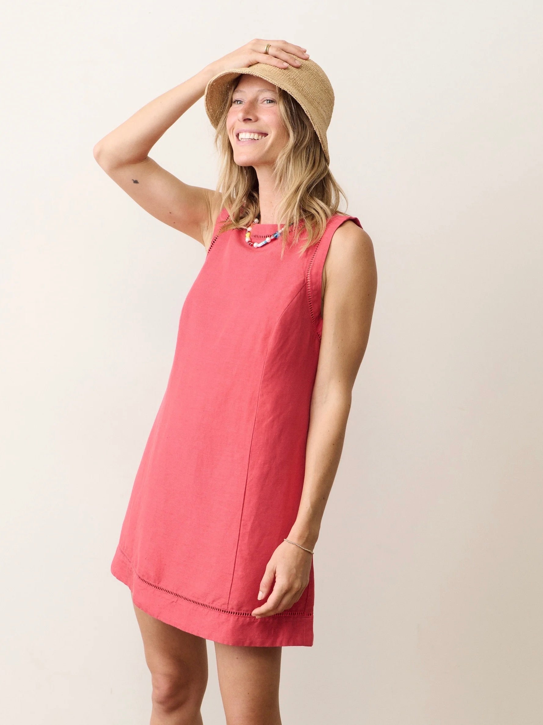 Marine Layer Linen Shell Mini Dress