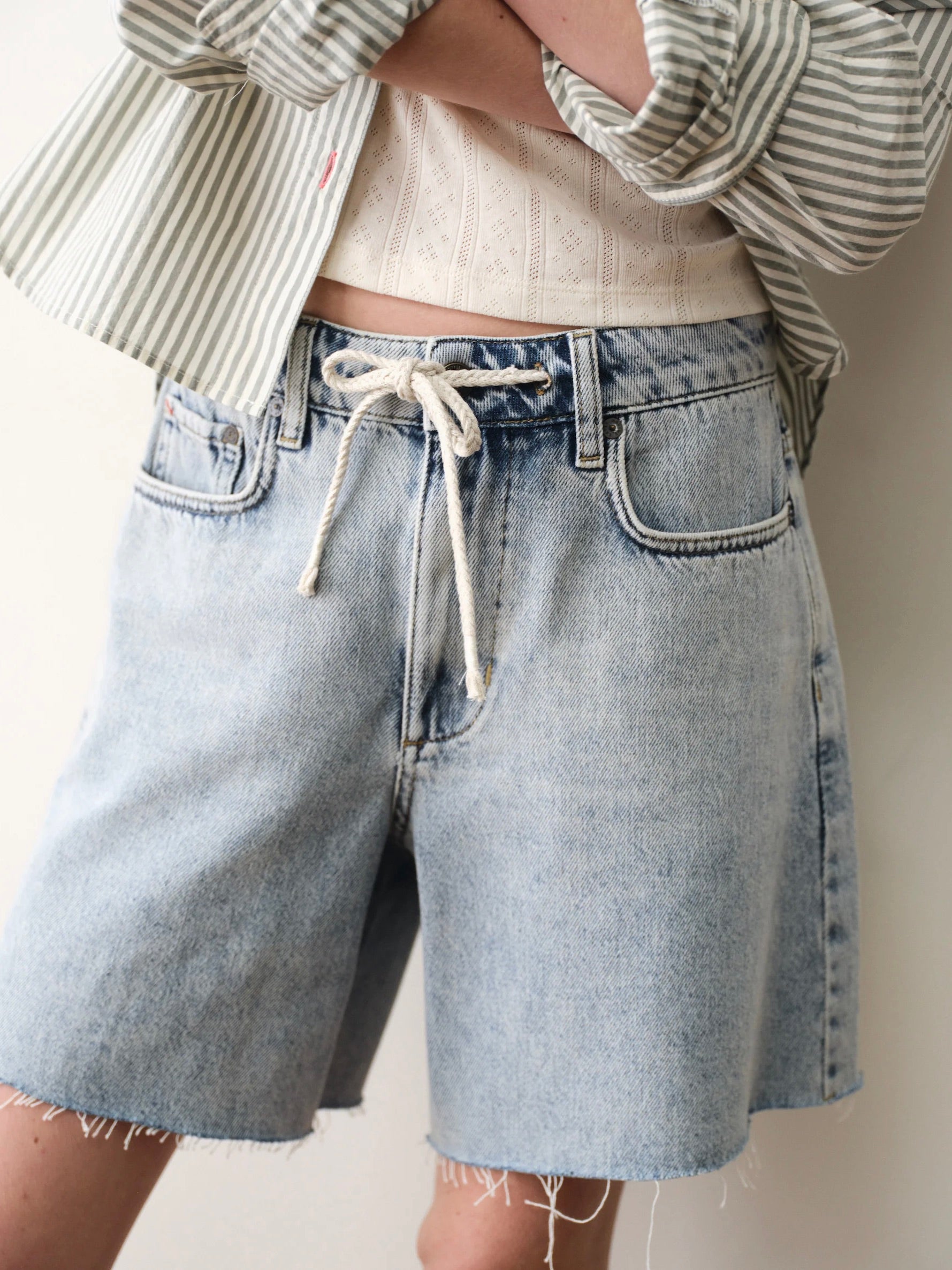 Marine Layer Rosalie Denim Bermuda Short