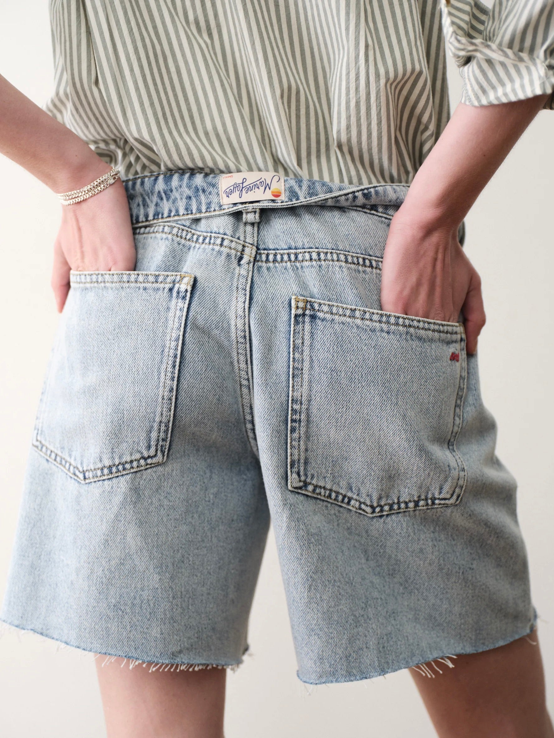 Marine Layer Rosalie Denim Bermuda Short