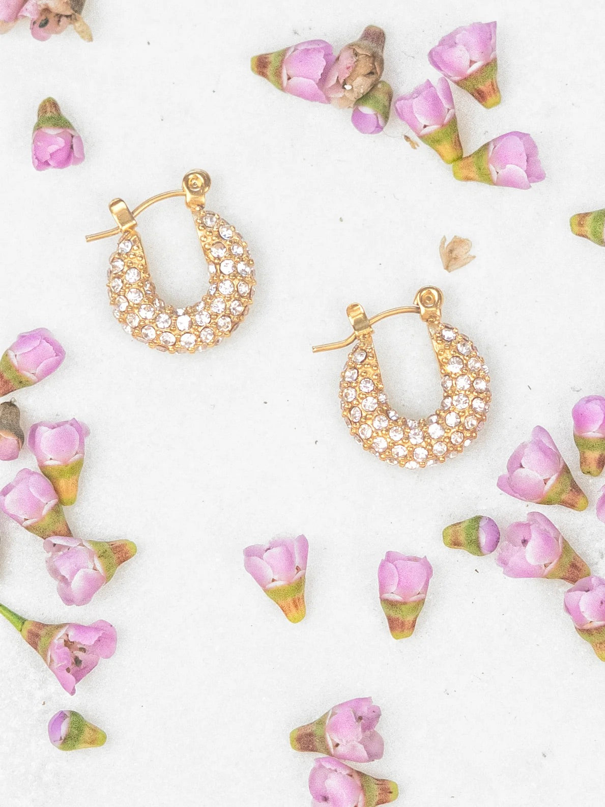 Shimmer Mini Hoops