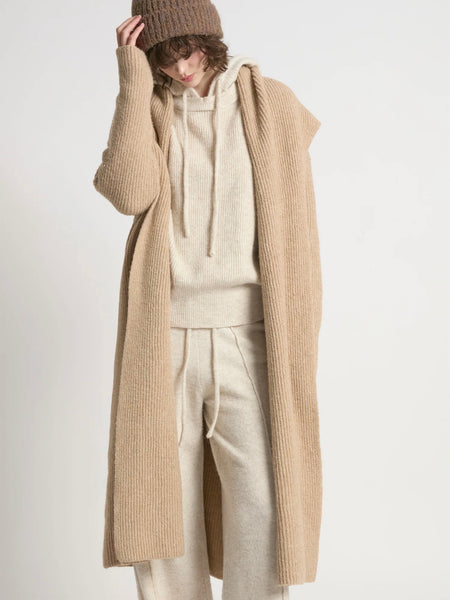 Wide Shawl Collared Cardigan