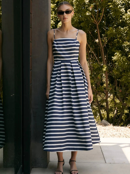 Nautical Sea Midi Dress