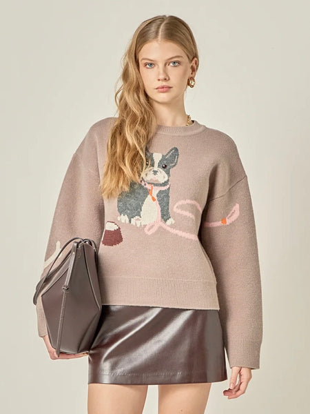 French Bulldog Pullover Sweater