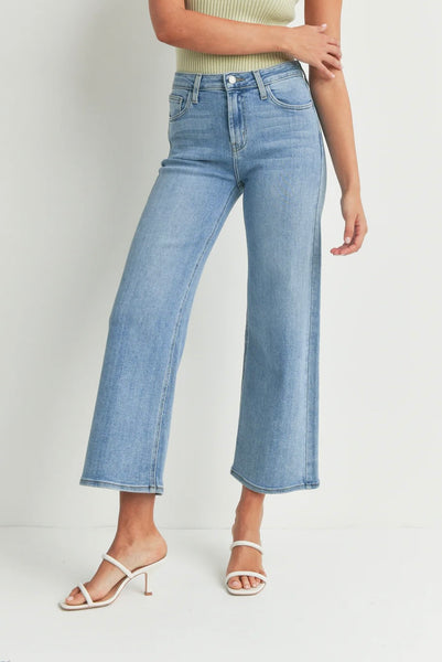 Just Black Denim : High Rise Wide Leg