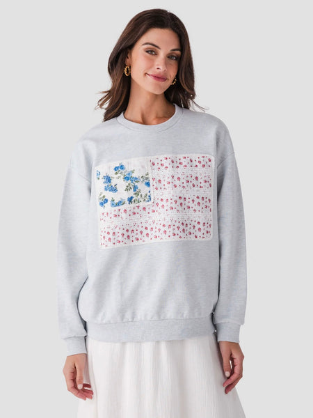 Maddy Floral USA Crew