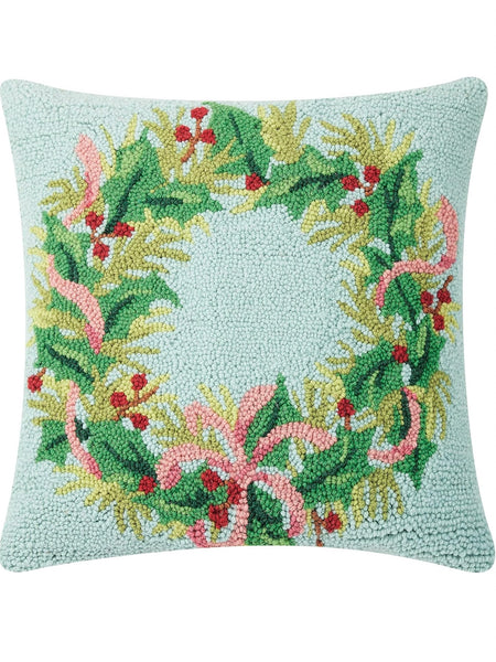 Christmas Wreath Hook Pillow