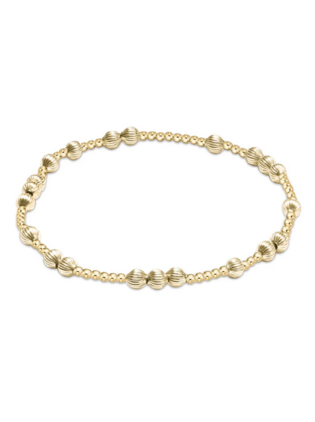 Hope Gold Dignity Bead Bracelet - 4mm