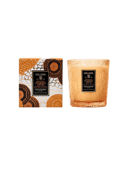 Voluspa : Spiced Pumpkin Latte Classic Speckled 9oz. Boxed Candle