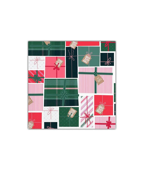 Slant Holiday Beverage Napkins