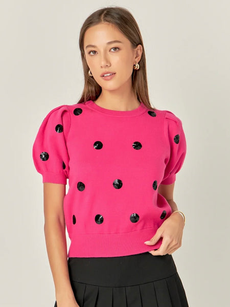 Polka Dot Sweater