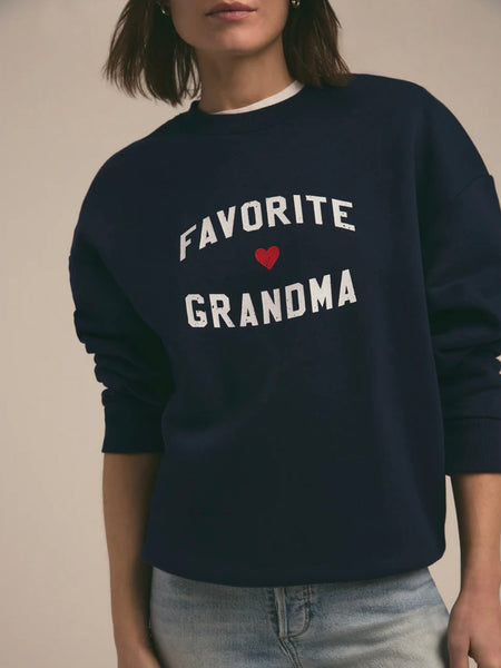 {Favorite Daughter} Favorite Grandma Heart Logo Sweatshirt