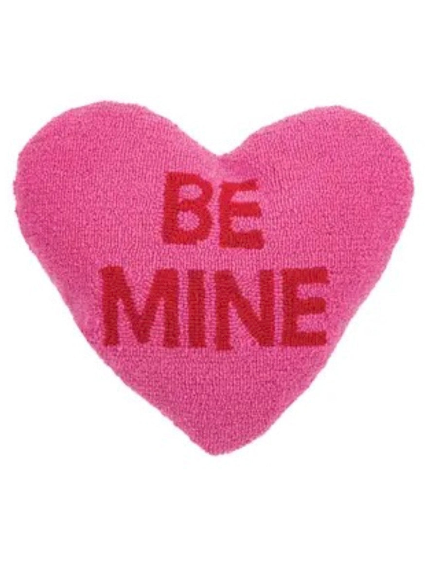 Be Mine Heart Shaped Pillow