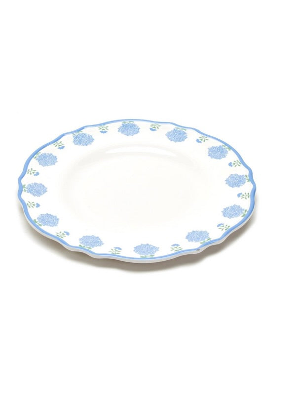 Hydrangea Melamine Dinner Plate