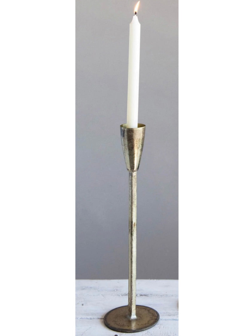 16" Metal Taper Candle Holder