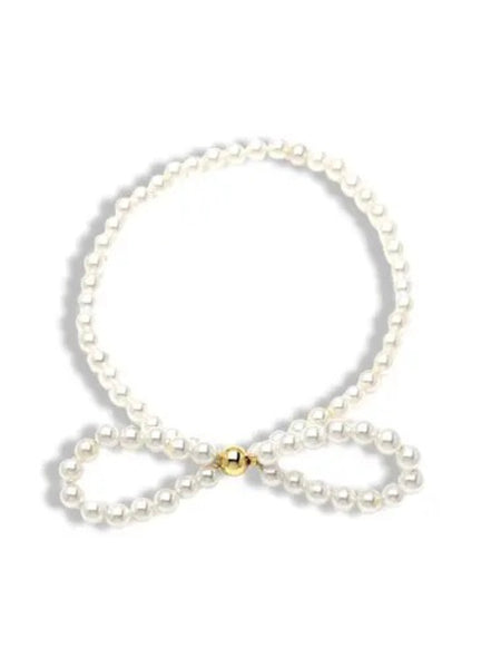 Pearl Bow Bracelet