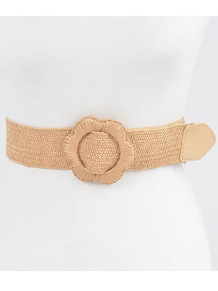 Flower Straw Belt